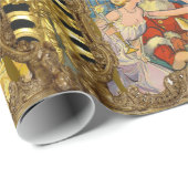 Sissende kerstman cadeaupapier (Rol Hoek)