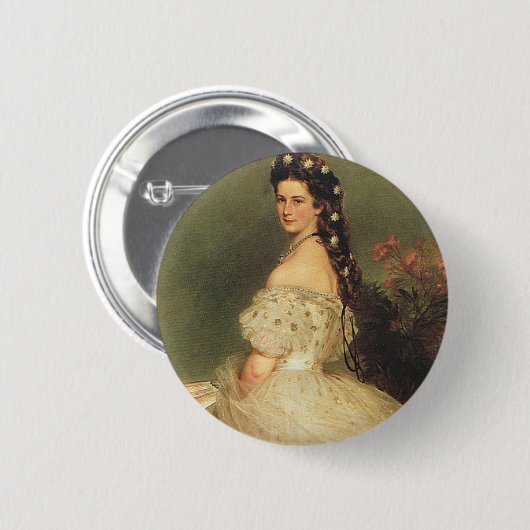 Sissi Ronde Button 5,7 Cm (Voorkant /achterkant)