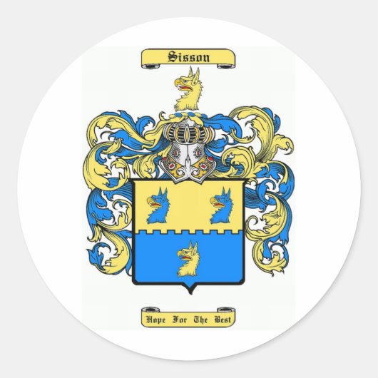 sisson ronde sticker (Voorkant)