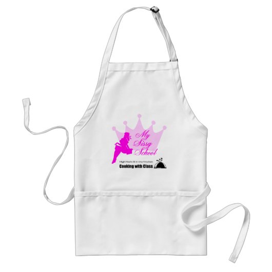 Sissy Apron - Mijn Sissy School Standaard Schort (Voorkant)