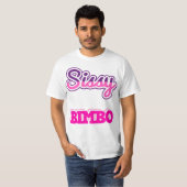 Sissy Bimbo Shirt Mannen Sizes (Voorkant volledig)