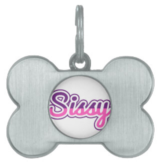 Sissy Dog-Label Huisdieren Naamplaatje