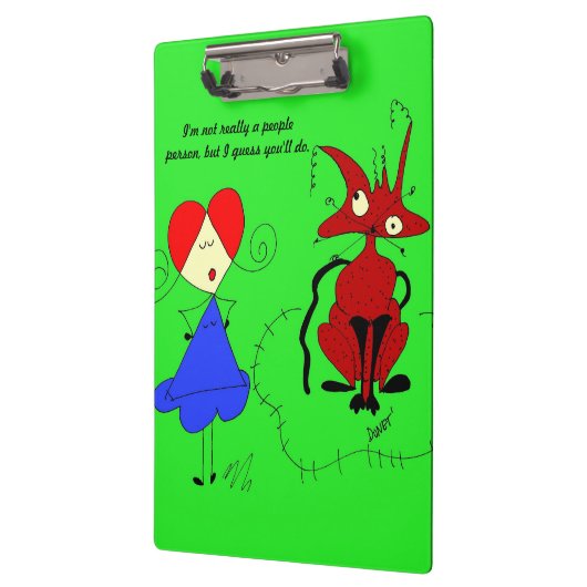 Sissy en haar kat, Scratch Klembord (Links)