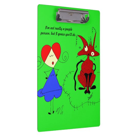 Sissy en haar kat, Scratch Klembord (Rechts)