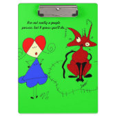 Sissy en haar kat, Scratch Klembord (Voorkant)