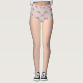 Sissy Floral Lingerie Chastity Hoesje Leggings (Voorkant)