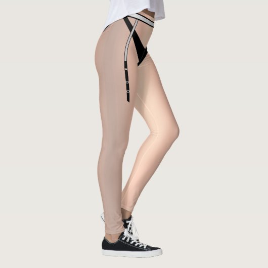 Sissy Garter Lingerie Chastity Hoesje Leggings (Rechts)