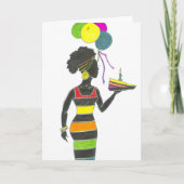 Sista heeft een glaasje taart kaart (Voorkant)