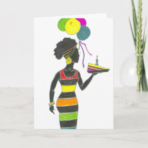 Sista heeft een slinger van de Cake Kaart