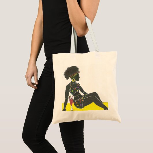 'Sista maakt me-time' budgettaire Canvas tas (Voorkant (product))