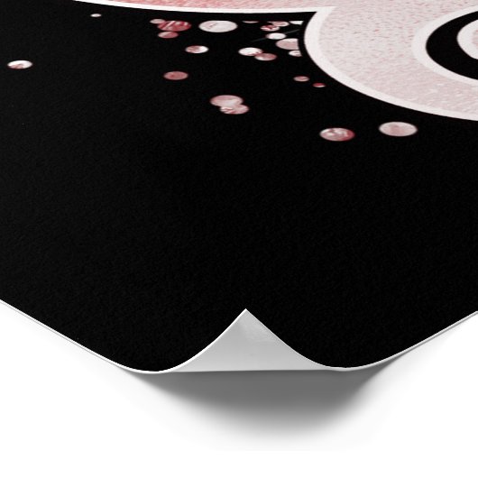 Sista Zwart Koningin Melanine Vrouw Zwart Meisje M Poster (Hoek)