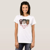 Sistahs met boeken t-shirt (Voorkant volledig)