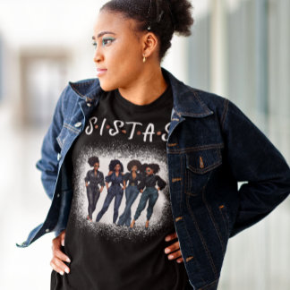 Sistas, Melanine Queen, Zwarte Vriendinnen T-shirt