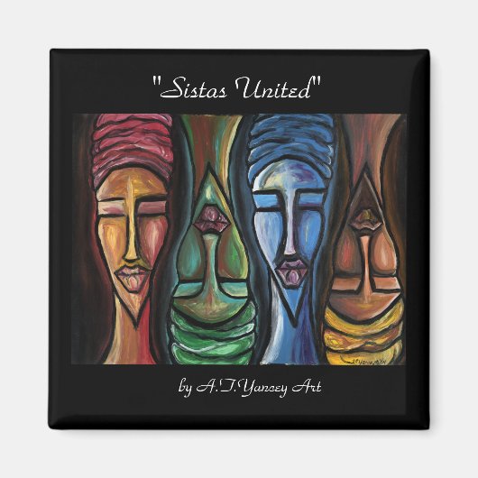 Sistas United Magnet (Voorkant)