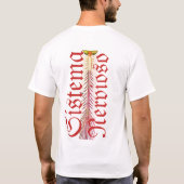 sistema nervioso t-shirt (Achterkant)