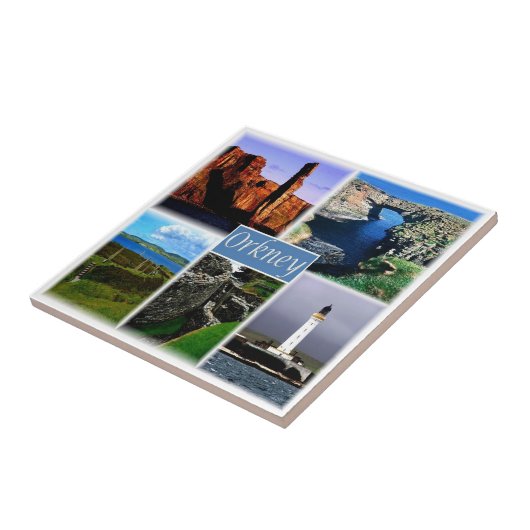 SISTENG055 DE ORKNEY-EILANDEN ORKNEYS, Schotland Tegeltje (Zijkant)