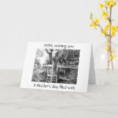 **SISTER** a MOTHER'S DAY FILLED WITH JOY Kaart (Gele Bloem)