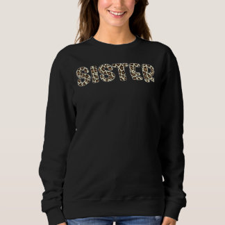 Sister Animal Print Leopard Pattern Trui