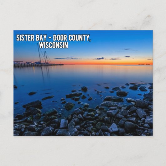 Sister Bay door County Wisconsin Briefkaart (Voorkant)