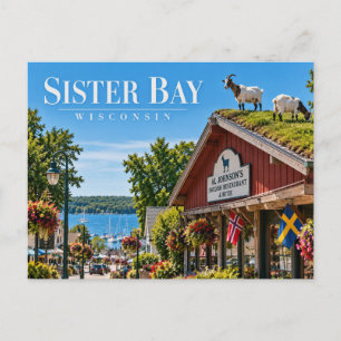 Sister Bay Wisconsin Briefkaart