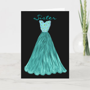 SISTER Be My Bridesmaid RICH BLAUWGROEN BLUE Dress