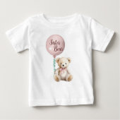 Sister Beer Teddy Baby shower T-shirt (Voorkant)