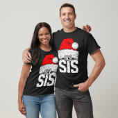 Sister Big Santa Christmas Family Matching Pyjamas T-shirt (Unisex)