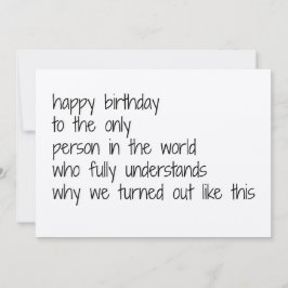 sister birthday card, funny birthday card sisters feestdagenkaart