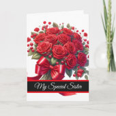 Sister Birthday Card Kaart (Voorkant)