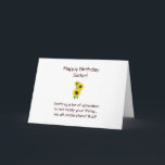 Sister Birthday Card Kaart<br><div class="desc">Sister Birthday Card</div>