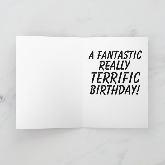 SISTER BIRTHDAY DONALD TRUMP FUNNINGS KAARTEN (Binnen)