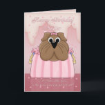 Sister Birthday Kaart - Schattigee Bulldog in een<br><div class="desc">Sister Birthday Kaart - Schattigee Bulldog in een portemonnee - Purse Pet</div>