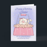 Sister Birthday Kaart - Schattigee Puppy Purse Pet<br><div class="desc">Sister Birthday Kaart - Schattigee Puppy Purse Pet</div>
