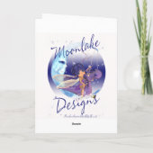 Sister Birthday Kaart - Zonnebloem en libel (Achterkant)