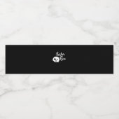 Sister Boo Halloween Classic Look Waterfles Etiket (Enkel label)