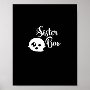 Sister Boo Halloween Klassieke Look Poster