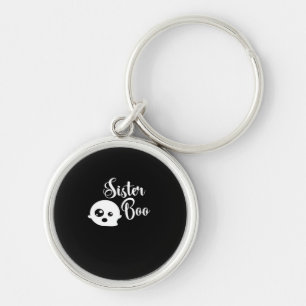 Sister Boo Halloween Klassieke Look Sleutelhanger