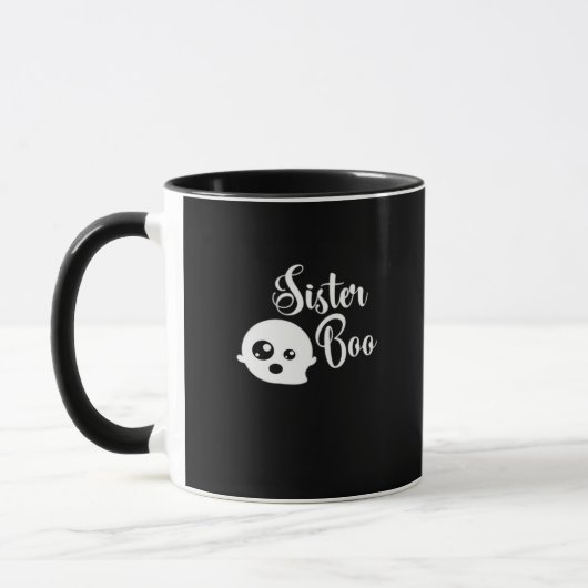 Sister Boo Halloween Mok (Links)