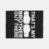 Sister Brother Kickboxing  Fleece Deken (Voorkant (Horizontaal))