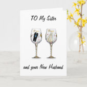 SISTER-CELEBRAAT UW LAGE WEDING WISSEN KAART (Gele Bloem)