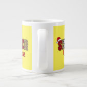 Sister Claus - Kerst Design Grote Koffiekop (Achterkant)