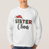Sister Clause Mannen Basic T-shirt met lange mouwe (Voorkant)
