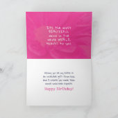 SISTER: De mooiste Bedankt van Word voor uw Kaart (Binnen)