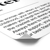 Sister Definition Print (Hoek)