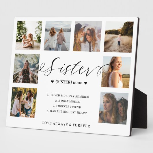 Sister Definition Script Photo Collage Keepomwille Fotoplaat (Zijkant)