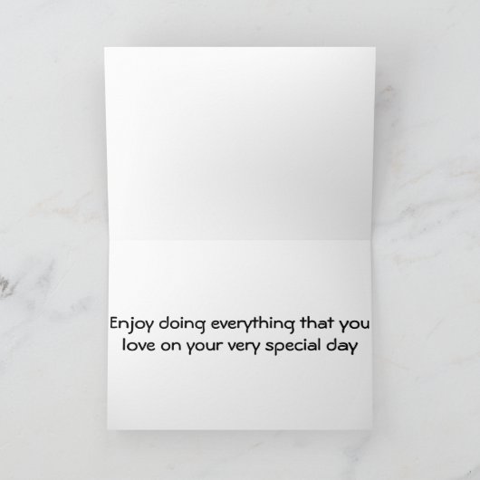 SISTER-DOE ALLES WAT U OP UW BIRTHDAAG HOUDT KAART (Binnen)