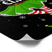 Sister Elf Christmas Family Girls Women Elf Squad  Poster (Hoek)