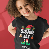 Sister elf-familie die geschikt is voor kerstmis