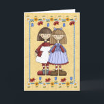 Sister Friendship Verjaardag Kaart<br><div class="desc">Zeg Happy Birthday met deze leuke kaart van het Cozy Country Collectie op www.zazzle.com/RanchLady* >>>  ontwerp: verander een van de afbeeldingen of tekst en voeg uw eigen bericht toe!</div>