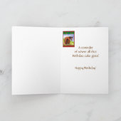 Sister Funny Birthday Wishes Horses  Diet Cake Kaart (Binnen)